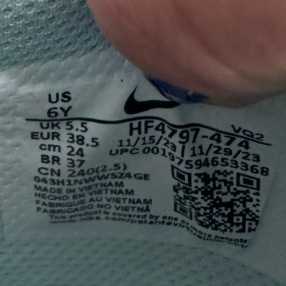 Nike Dunk Low BG Heat Map sneakers 6Y / Womens 7.5 - Picture 7 of 9